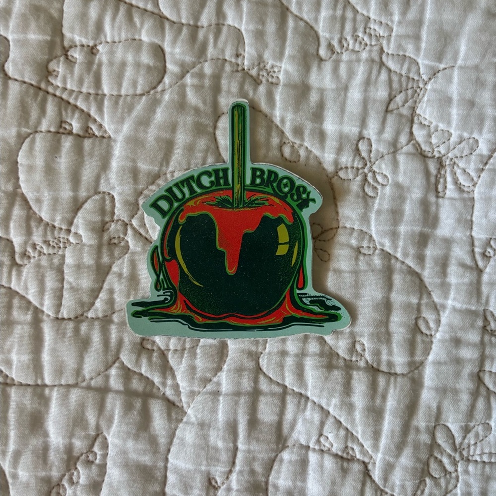 Dutch Bros Green and Red Sticker